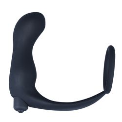 MASSAGEADOR DE PRÓSTATA COM ANEL PENIANO - 01350 - YESSEXSHOP