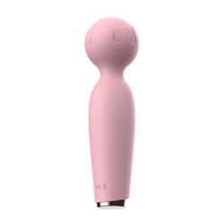 VIBRADOR VARINHA MÁGICA ICE CREAM AVELUDADO ROSA -... - YESSEXSHOP