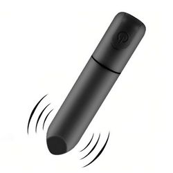 BULLET RECARREGÁVEL PRETO 10 NÍVEIS - 01262 - YESSEXSHOP