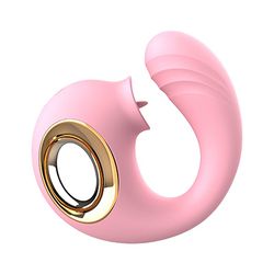 VIBRADOR CASAL PONTO G E CLÍTORIS LÍNGUA - 02083 - YESSEXSHOP