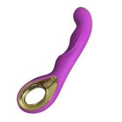 VIBRADOR PONTO G RECARREGÁVEL COM CURVATURA ROXO -... - YESSEXSHOP