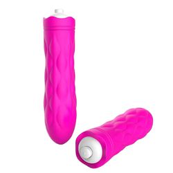 BULLET COM SILICONE METALASSÊ PINK - 03162 - YESSEXSHOP
