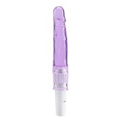 VIBRADOR GLANDE JELLY ROXO - 00645 - YESSEXSHOP