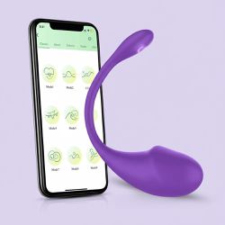 VIBRADOR ABELL VIA BLUETOOTH ROXO - 03213 - YESSEXSHOP