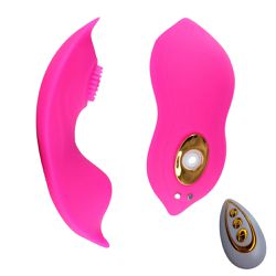 VIBRADOR DE CALCINHA RECARREGÁVEL COM CONTROLE - 0... - YESSEXSHOP