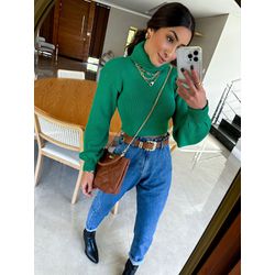 Cropped Tricô Manga Solta - 530.2 - YOOUME STORE