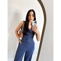 CONJUNTO ALFAIATARIA LISTRAS - 1684 - YOOUME STORE