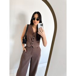CONJUNTO ALFAIATARIA LISTRAS - 1685 - YOOUME STORE