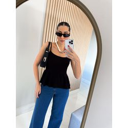 BLUSA PEPLUM TRICÔ - 1674.3 - YOOUME STORE