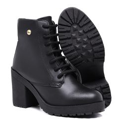 BOTA FEMININA PRETO - BOTA FEMININA PRETO - ZAFREM