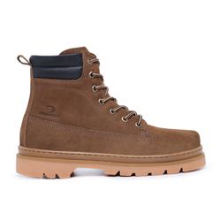 BOTA MASCULINA DE COURO NOBUCK CARAMELO - BOTA MAS... - ZAFREM