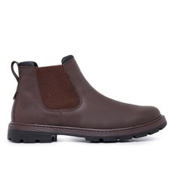 BOTINA TEXAS MARROM ESCURO - BOTINA TEXAS MARROM E... - ZAFREM