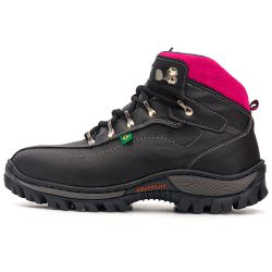 COTURNO ADVENTURE FEMININO PRETO COM ROSA - COTURN... - ZAFREM