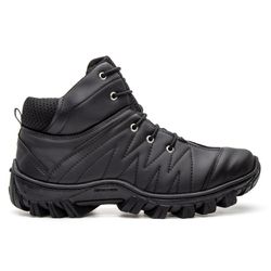 COTURNO ADVENTURE MASCULINO COURO SINTÉTICO PRETO ... - ZAFREM