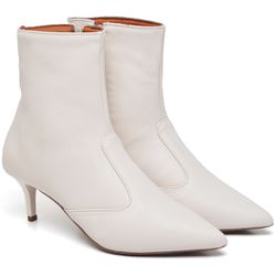 BOTA FEMININA CANO CURTO SALTO FINO BAIXO NAPA OFF... - ZAFREM