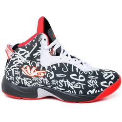 TÊNIS BASQUETE INFINITY - CINZA BRANCO E LARANJA -... - ZAFREM