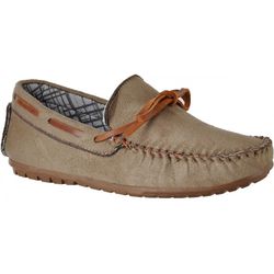 MOCASSIM INFANTIL CAMURÇA AREIA-CARAMELO - MOCASSI... - ZAFREM