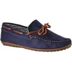 MOCASSIM INFANTIL CAMURÇA MARINHO-CARAMELO - MOCAS... - ZAFREM
