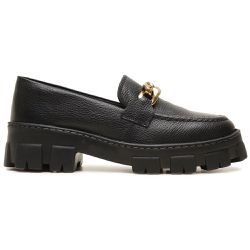MOCASSIM OXFORD FEMININO PRETO - MOCASSIM OXFORD F... - ZAFREM