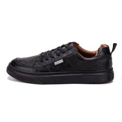 TÊNIS MASCULINO OÁSIS COURO PRETO - TÊNIS OÁSIS PR... - ZAFREM