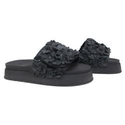SANDÁLIA PAPETE FEMININA MARIA FLOR PRETO - SANDÁL... - ZAFREM