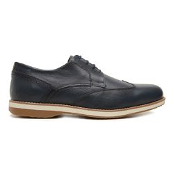 SAPATO MASCULINO DE COURO MARINHO - SAPATO MASCULI... - ZAFREM