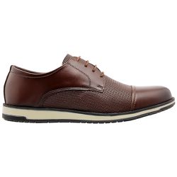 SAPATO SINTÉTICO CASTANHO - SAPATO SINTÉTICO CASTA... - ZAFREM