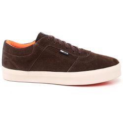 TÊNIS SKATE SLIP COURO MARROM - TÊNIS SKATE SLIP C... - ZAFREM
