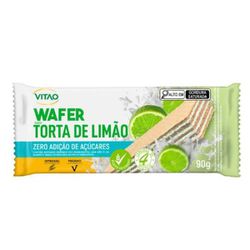VITAO WAFER INTEGRAL TORTA LIMAO ZERO 1X90G - 0614 - Zero & Cia 