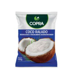 COCO RALADO FINO PURO SEM ACUCAR 1X100G - 06252 - Zero & Cia 