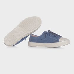 Kit 2 pares Tênis Casual Azul Estonado + Tênis Casual Feminino Cru