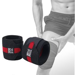 Faixa Para Joelho Strap Academia Elástico Pra Trei... - ZUÍ BRASIL