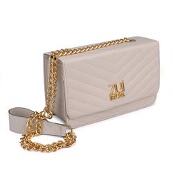 Bolsa Clutch Off White Pequena De Lado Alça De Cor... - ZUÍ BRASIL