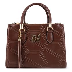 Bolsa Feminina Luxo Lorena Geométrico Caramelo Zuí... - ZUÍ BRASIL