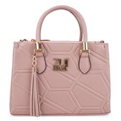 Bolsa Feminina Luxo Lorena Geométrico Rosa Zuí Bra... - ZUÍ BRASIL