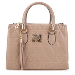Bolsa Feminina Luxo Lorena Triângulo Nude Zuí Bras... - ZUÍ BRASIL