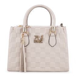 Bolsa Feminina Luxo Lorena Xadrez Off White Zuí Br... - ZUÍ BRASIL