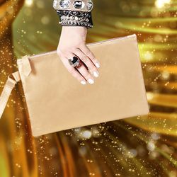Bolsa Feminina Carteiro De Mão Festa Clutch Dourad... - ZUÍ BRASIL