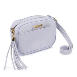 Bolsa Zuí Brasil Transversal Quadrada Branca Bolso... - ZUÍ BRASIL
