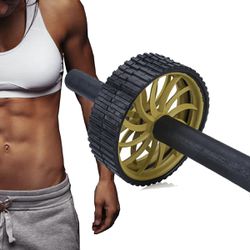 Rodinha Abdominal Dupla Amarela Exercícios Aparelh... - ZUÍ BRASIL