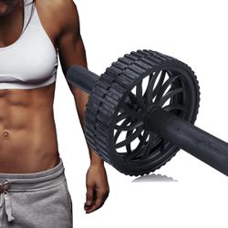Rodinha Abdominal Dupla Preta Exercícios Aparelho ... - ZUÍ BRASIL