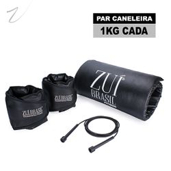 Kit Peso Caneleira 1kg (o Par) Com Corda De Pular ... - ZUÍ BRASIL