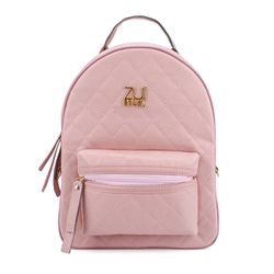 Mochila Grande Matelassê Rosa Zuí Brasil - 10474 - ZUÍ BRASIL