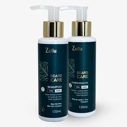Kit Shampoo e Condicionador para Barba Zullu - ZULLU COSMÉTICOS