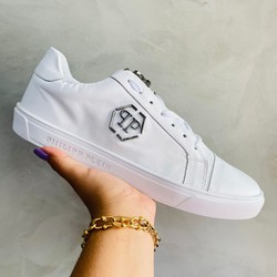 Tênis Philipp Plein Branco Casual - Masculino - PH... - NEW STEP