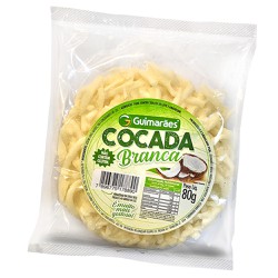 Cocada Branca Redonda 80g - Guimarães Alimentos