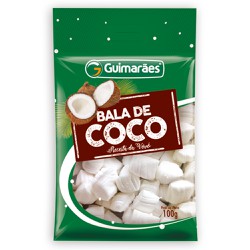 Bala de Coco 100g - Guimarães Alimentos