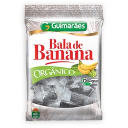 Bala de Banana Orgânica 120g - Guimarães Alimentos