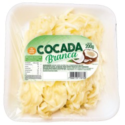 Cocada Branca Bandejas 200g - Guimarães Alimentos