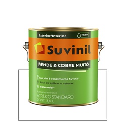 SUVINIL RENDE E COBRE MUITO BRANCO 3,6L - Baratão das Tintas 